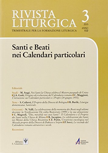Rivista liturgica (2015) vol.3 edito da EMP