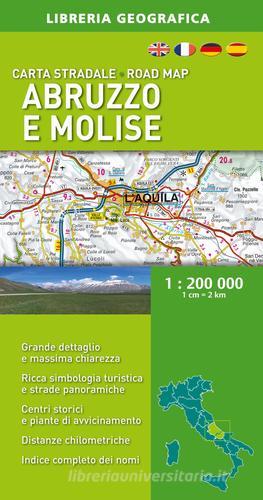 Abruzzo, Molise 1:200.000 edito da Libreria Geografica
