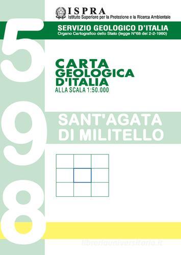 Carta geologica d'Italia. Sant'Agata di Militello edito da ISPRA Serv. Geologico d'Italia