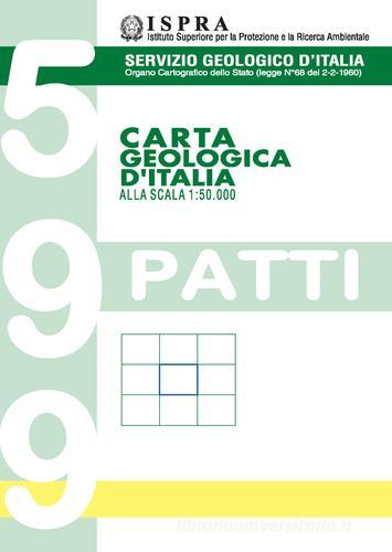 Carta geologica d'Italia. Patti edito da ISPRA Serv. Geologico d'Italia