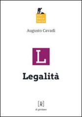 Legalità di Augusto Cavadi edito da Di Girolamo