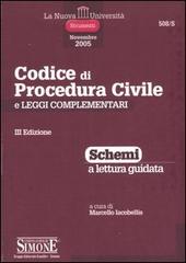 Codice di procedura civile e leggi complementari. Schemi a lettura guidata edito da Edizioni Giuridiche Simone