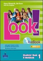 Look! Student's book-Workbook-Livebook-Look again-The Vernon culture book. Per la Scuola media. Con CD-ROM. Con espansione online vol.1 di Jim Rose, Steve Elsworth edito da Pearson Longman