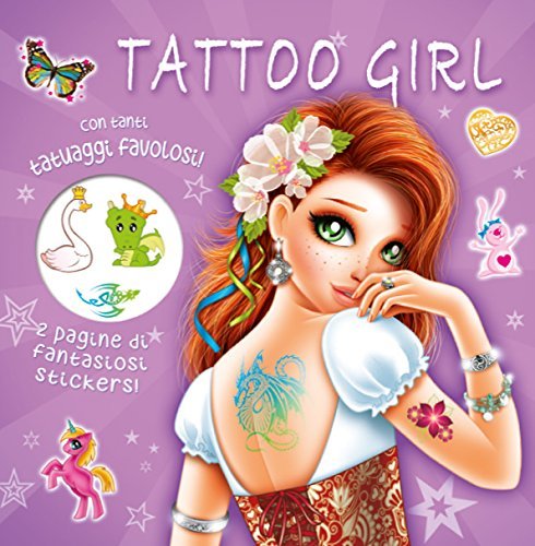 Tattoo book girl viola edito da 2M