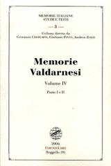 Memorie valdarnesi vol.4 edito da Firenzelibri