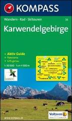 Carta escursionistica n. 26. Austria. Tirolo... Karwendelgebirge 1:50.000. Con carta panoramica. Adatto a GPS. DVD-ROM digital map. Ediz. bilingue edito da Kompass