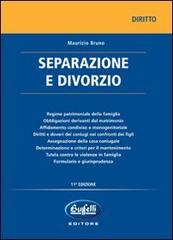 Separazione e divorzio di Maurizio Bruno edito da Buffetti