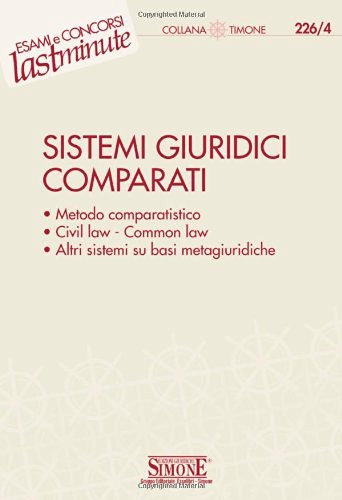 Sistemi giuridici comparati edito da Edizioni Giuridiche Simone