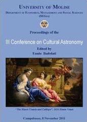 Third conference on cultural astronomy di Ennio Badolati edito da Libellula Edizioni