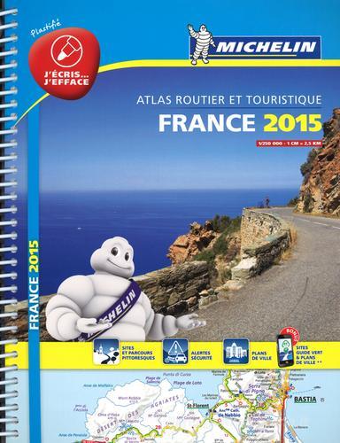 France. Atlas routier et touristique 2015 1:250.000. Ediz. plastificata edito da Michelin Italiana