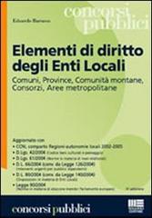 Elementi di diritto degli enti locali di Edoardo Barusso edito da Maggioli Editore