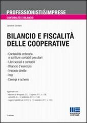 Bilancio e fiscalità delle cooperative di Salvatore Giordano edito da Maggioli Editore