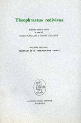 Theophrastus redivivus vol.2 di Guido Canziani, Gianni Paganini edito da Franco Angeli
