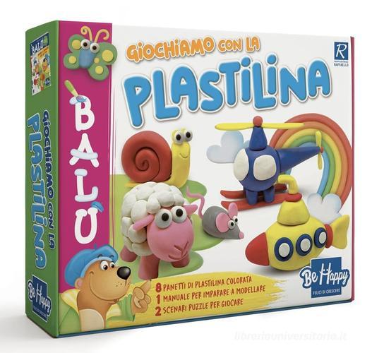 Balù giochiamo con la plastilina. Balù piccolo artista. Con 8 panetti da 500 gr di plastilina. Con puzzle scenario double-face di Roberta Pugnaloni, Lisena Sabolo edito da Be Happy