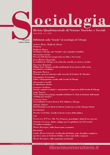 Sociologia. Rivista quadrimestrale di scienze storiche e sociali (2015) vol.1 edito da Gangemi Editore