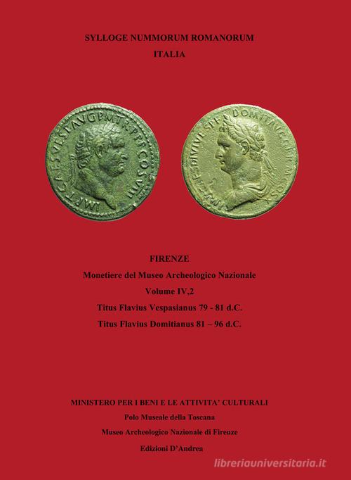 Sylloge nummorum romanorum Italia vol.4.2 di Stefano Bani edito da D'Andrea