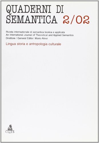 Quaderni di semantica (2002) vol.2 edito da CLUEB