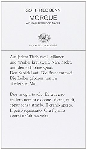 Morgue di Gottfried Benn edito da Einaudi