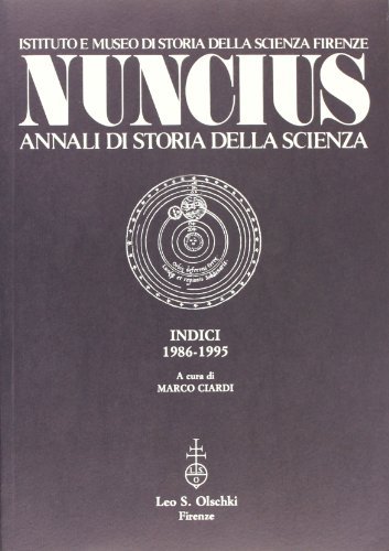 Nuncius. Indici 1986-1995 edito da Olschki