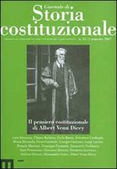 Giornale di storia costituzionale vol.13 edito da eum