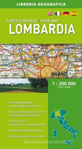 Lombardia 1:200.000 edito da Libreria Geografica