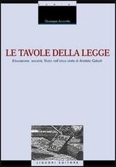 Le tavole della legge. Educazione, società, Stato nell'etica civile di Aristide Gabelli di Giuseppe Acocella edito da Liguori