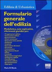 Formulario generale dell'edilizia. Con CD-ROM di Mario Di Nicola edito da Maggioli Editore