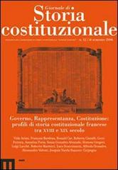 Giornale di storia costituzionale vol.12 edito da eum