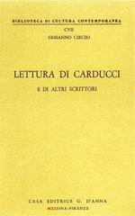 Lettura di Carducci e di altri scrittori di Ermanno Circeo edito da D'Anna