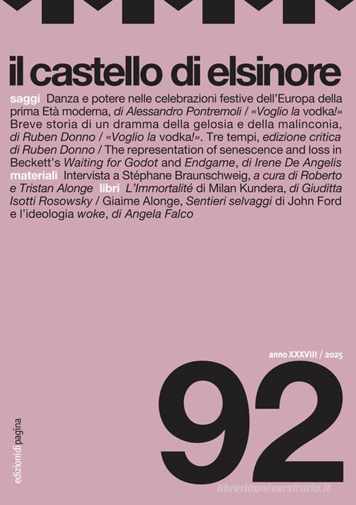 Il castello di Elsinore (2025) vol. 92 edito da Edizioni di Pagina
