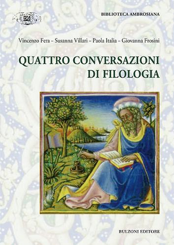 Quattro conversazioni di filologia edito da Bulzoni