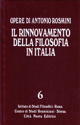 Opere vol.6.1 di Antonio Rosmini edito da Città Nuova