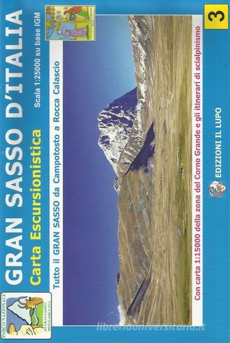 Gran Sasso d'Italia. Carta escursionistica 1:25.000 di Duilio Roggero edito da Il Lupo