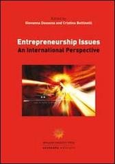Entrepreneurship issues. An international perspective edito da Sestante