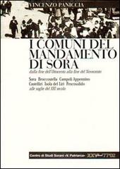 I comuni del mandamento di Sora dalla fine dell'Ottocento alla fine del Novecento. Con appendice di dati e notizie di Vincenzo Paniccia edito da Centro Studi Sorani Patriarca