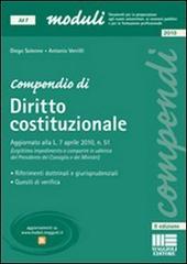 Compendio di diritto costituzionale di Diego Solenne, Antonio Verrilli edito da Maggioli Editore