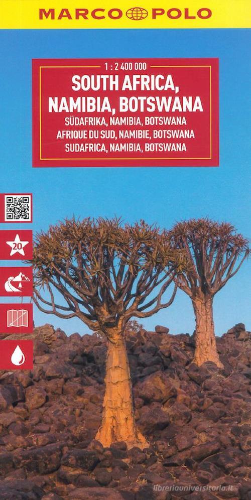 Sudafrica, Namibia e Botswana 1:2.400.000 edito da Marco Polo