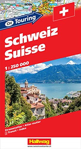 Atlante della Svizzera-Schweiz-Suisse 1:250.000. Ediz. a spirale edito da Hallwag