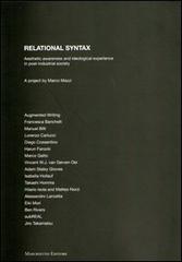 Relational syntax di Marco Mazzi edito da Maschietto Editore