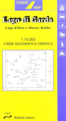 Lago di Garda 1:70.000 edito da Belletti