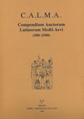 C.A.L.M.A. Compendium auctorum latinorum Medii Aevi (500-1500) (2020) vol. 6 edito da Sismel