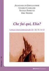 Che fai qui, Elia? Lettura interconfessionale di 1Re 19,11-13 di Anastasia di Gerusalemme, Charlò Camilleri, Eric Noffke edito da Graphe.it