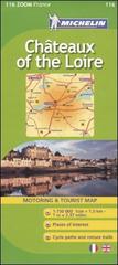 Châteaux of the Loire 1:150.000 edito da Michelin Italiana
