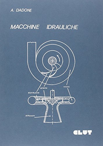 Macchine idrauliche di A. Dadone edito da CLUT