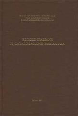 Regole italiane di catalogazione per autori edito da Ist. Centrale Catalogo Unico