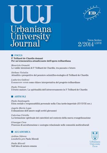 Urbaniana University Journal. Euntes Docete (2014) vol.2 edito da Urbaniana University Press