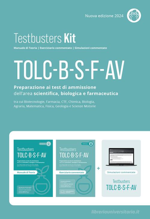 Testbusters TOLC-B, TOLC-S, TOLC-F, TOLC-AV. Kit edito da Testbusters
