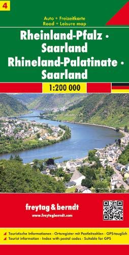 Germania F 4 Rheinland Pfalz Saar edito da Freytag & Berndt