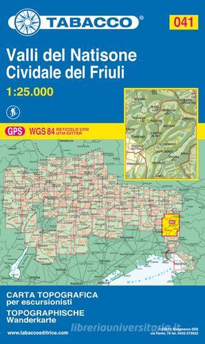 Valli del Natisone. Cividale del Friuli 1:25.000 edito da Tabacco