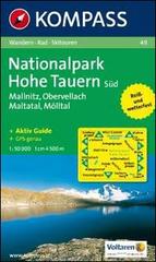 Carta escursionistica n. 49. Austria. Carinzia. Nationalpark Hohe Tauern Süd, Mallnitz, Mölltal, Maltatal 1:50.000. Adatto a GPS. Digital map. DVD-ROM. Ediz. bilingu edito da Kompass